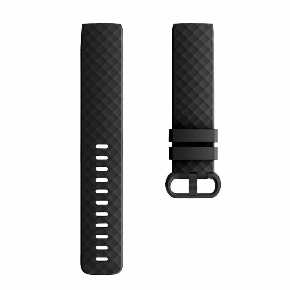 Fitbit Accessories Classic Large Black Band for Charge 4 and Charge 3 FB168ABBKL